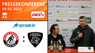 05.02.2022 - Pressekonferenz - EC Bad Nauheim vs. Bayreuth Tigers