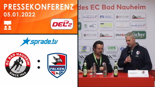 05.01.2022 - Pressekonferenz - EC Bad Nauheim vs. Heilbronner Falken