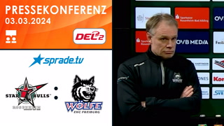 03.03.2024 - Pressekonferenz - Starbulls Rosenheim vs. EHC Freiburg