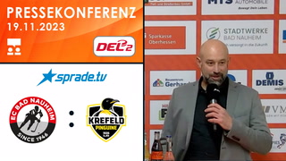 19.11.2023 - Pressekonferenz - EC Bad Nauheim vs. Krefeld Pinguine