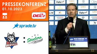 01.10.2023 - Pressekonferenz - EC Kassel Huskies vs. Bietigheim Steelers