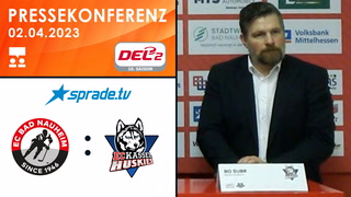 02.04.2023 - Pressekonferenz - EC Bad Nauheim vs. EC Kassel Huskies