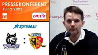 10.12.2023 - Pressekonferenz - EHC Freiburg vs. ESV Kaufbeuren