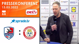13.03.2022 - Pressekonferenz - Heilbronner Falken vs. EV Landshut