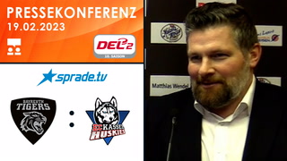 19.02.2023 - Pressekonferenz - Bayreuth Tigers vs. EC Kassel Huskies