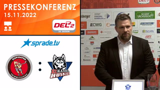 15.11.2022 - Pressekonferenz - Eispiraten Crimmitschau vs. EC Kassel Huskies