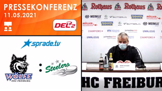 11.05.2021 - Pressekonferenz - EHC Freiburg vs. Bietigheim Steelers