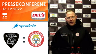 16.12.2022 - Pressekonferenz - Bayreuth Tigers vs. EV Landshut