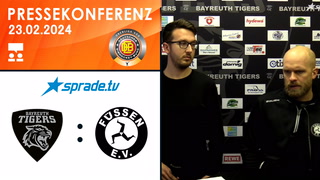 23.02.2024 - Pressekonferenz - Bayreuth Tigers vs. EV Füssen