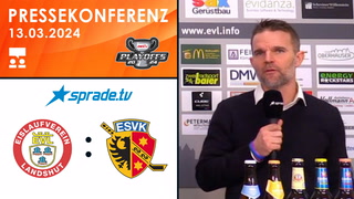 13.03.2024 - Pressekonferenz - EV Landshut vs. ESV Kaufbeuren