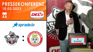 10.03.2023 - Pressekonferenz - Eisbären Regensburg vs. EV Landshut