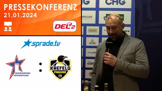 21.01.2024 - Pressekonferenz - Ravensburg Towerstars vs. Krefeld Pinguine