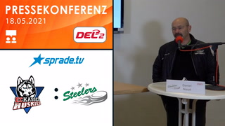 18.05.2021 - Pressekonferenz - EC Kassel Huskies vs. Bietigheim Steelers