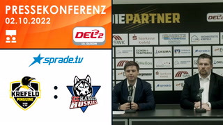 02.10.2022 - Pressekonferenz - Krefeld Pinguine vs. EC Kassel Huskies