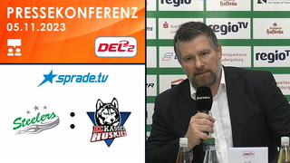 05.11.2023 - Pressekonferenz - Bietigheim Steelers vs. EC Kassel Huskies