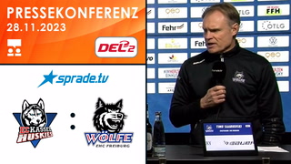 28.11.2023 - Pressekonferenz - EC Kassel Huskies vs. EHC Freiburg