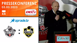 03.03.2023 - Pressekonferenz - Eisbären Regensburg vs. Krefeld Pinguine