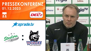 01.12.2023 - Pressekonferenz - Bietigheim Steelers vs. EHC Freiburg
