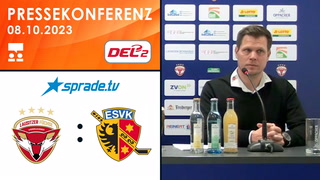 08.10.2023 - Pressekonferenz - Lausitzer Füchse vs. ESV Kaufbeuren