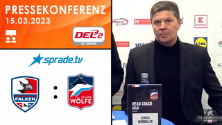 15.03.2023 - Pressekonferenz - Heilbronner Falken vs. Selber Wölfe
