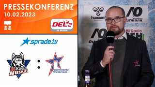 10.02.2023 - Pressekonferenz - EC Kassel Huskies vs. Ravensburg Towerstars