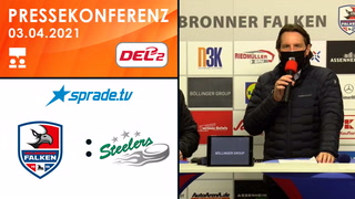 03.04.2021 - Pressekonferenz - Heilbronner Falken vs. Bietigheim Steelers