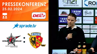 25.02.2024 - Pressekonferenz - Starbulls Rosenheim vs. ESV Kaufbeuren