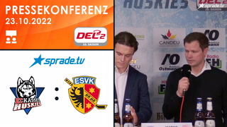 23.10.2022 - Pressekonferenz - EC Kassel Huskies vs. ESV Kaufbeuren