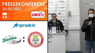 26.03.2021 - Pressekonferenz - Bietigheim Steelers vs. EV Landshut