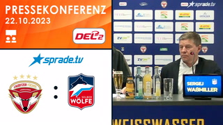 22.10.2023 - Pressekonferenz - Lausitzer Füchse vs. Selber Wölfe