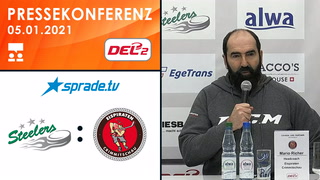 05.01.2021 - Pressekonferenz - Bietigheim Steelers vs. Eispiraten Crimmitschau