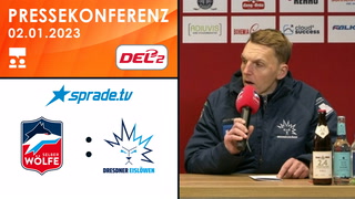 02.01.2024 - Pressekonferenz - Selber Wölfe vs. Dresdner Eislöwen
