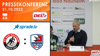 21.10.2022 - Pressekonferenz - EC Bad Nauheim vs. Heilbronner Falken