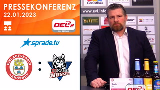22.01.2023 - Pressekonferenz - EV Landshut vs. EC Kassel Huskies