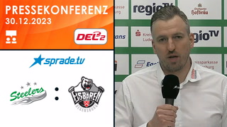 30.12.2023 - Pressekonferenz - Bietigheim Steelers vs. Eisbären Regensburg