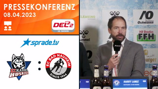 08.04.2023 - Pressekonferenz - EC Kassel Huskies vs. EC Bad Nauheim