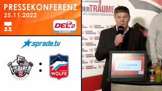 25.11.2022 - Pressekonferenz - Eisbären Regensburg vs. Selber Wölfe