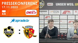 17.11.2023 - Pressekonferenz - Krefeld Pinguine vs. ESV Kaufbeuren