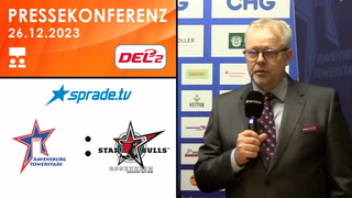 26.12.2023 - Pressekonferenz - Ravensburg Towerstars vs. Starbulls Rosenheim