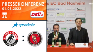 01.03.2022 - Pressekonferenz - EC Bad Nauheim vs. Eispiraten Crimmitschau