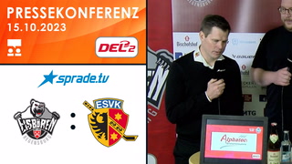 15.10.2023 - Pressekonferenz - Eisbären Regensburg vs. ESV Kaufbeuren