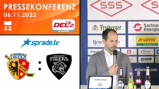 06.11.2022 - Pressekonferenz - ESV Kaufbeuren vs. Bayreuth Tigers