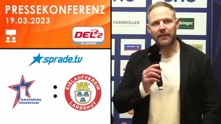 19.03.2023 - Pressekonferenz - Ravensburg Towerstars vs. EV Landshut