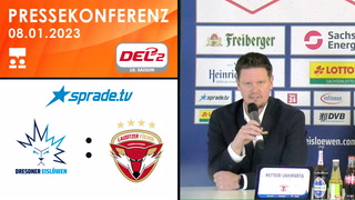 08.01.2023 - Pressekonferenz - Dresdner Eislöwen vs. Lausitzer Füchse