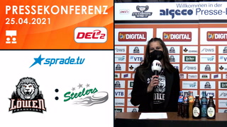 25.04.2021 - Pressekonferenz - Löwen Frankfurt vs. Bietigheim Steelers
