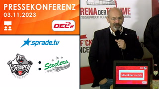 03.11.2023 - Pressekonferenz - Eisbären Regensburg vs. Bietigheim Steelers