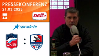 21.03.2023 - Pressekonferenz - Selber Wölfe vs. Heilbronner Falken