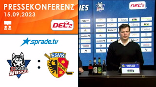 15.09.2023 - Pressekonferenz - EC Kassel Huskies vs. ESV Kaufbeuren