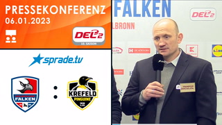 06.01.2023 - Pressekonferenz - Heilbronner Falken vs. Krefeld Pinguine