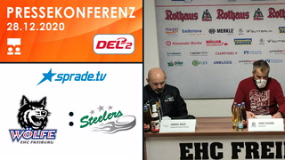 28.12.2020 - Pressekonferenz - EHC Freiburg vs. Bietigheim Steelers